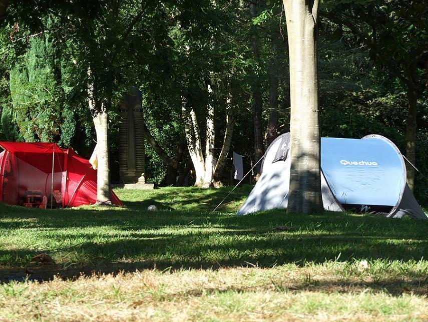Bungalow Camping Los Manzanos Santa Cruz de Oleiros Esterno foto