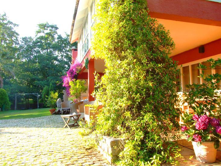 Bungalow Camping Los Manzanos Santa Cruz de Oleiros Esterno foto